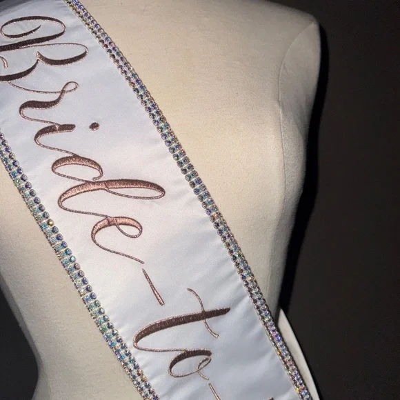 The Radiant 'Bride-To-Be' Sash By The Sash Company - Picture 11 of 12